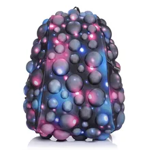 2017 de lujo harajuku colorido galaxy mujeres hombres mochila bolsa de la escuela adolescente femenino fresco del ordenador portátil masculina mochila mochila