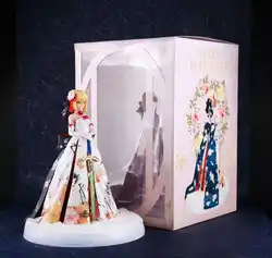 Alter Fate Stay Night Saber кимоно Ver Модель Arturia аниме фигурку Arutoria пендорагон свадебное платье Коллекционная кукла 25 см