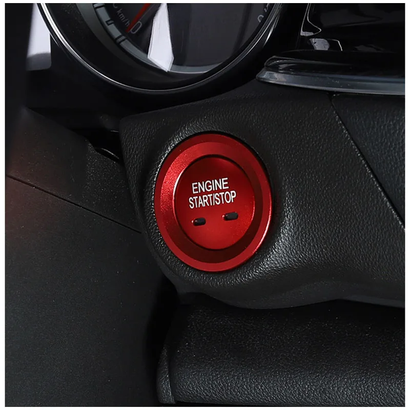 

Lsrtw2017 Aluminum Alloy Car Interior One-start Button Frame Trims for Buick Regal Opel Insignia 2018 2019 2020