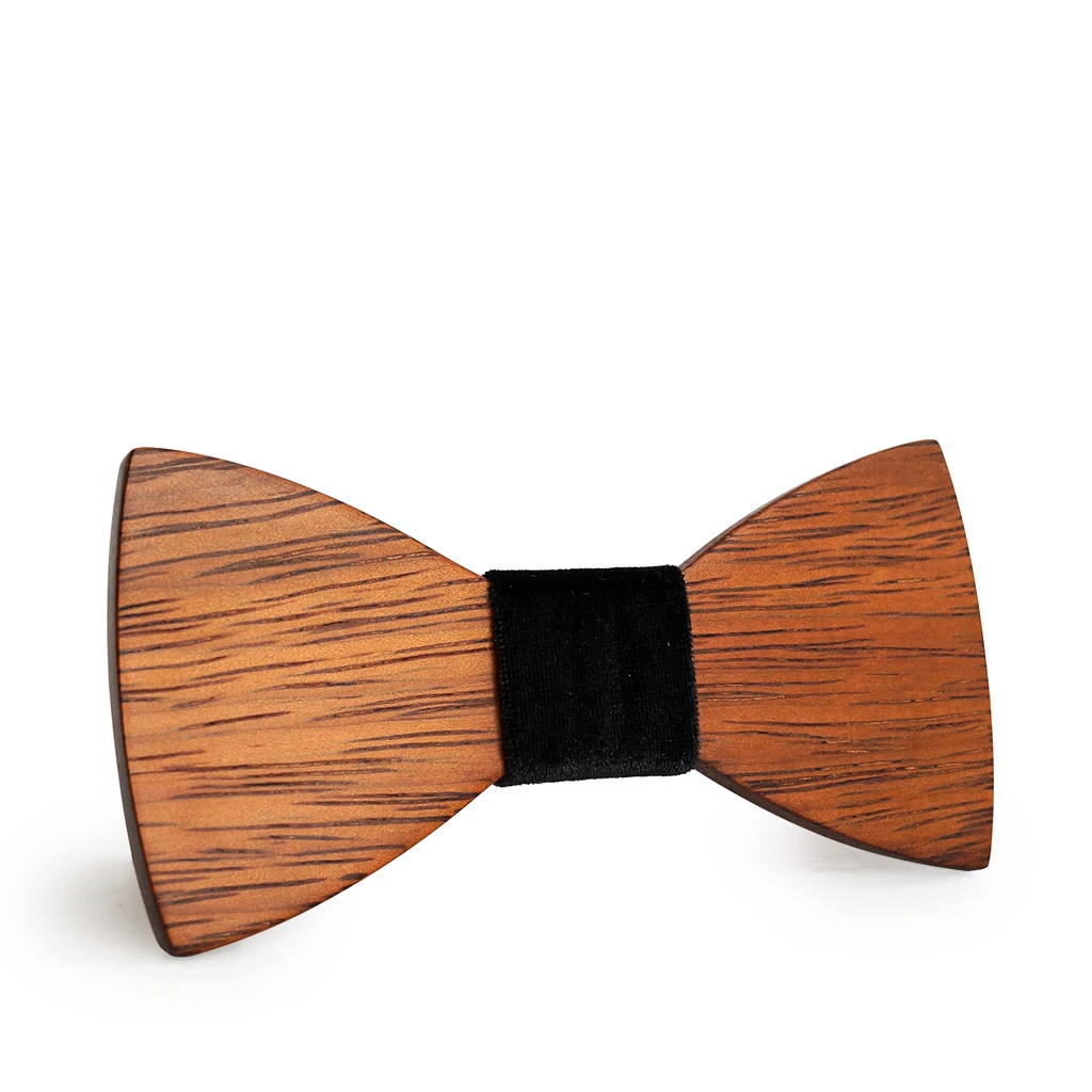 12*5.8cm2019 бренд тренд Простой моды темперамент деревянный геометрический галстук-бабочка высокого качества галстук-бабочка ручной работы из дерева - Цвет: M51