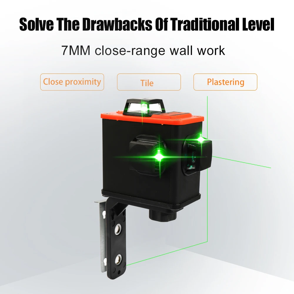 

Multifunctional 12 Line Green/Blue Portable Alloy Laser Level DIY 3D Projector High Accuracy Scanister Kit