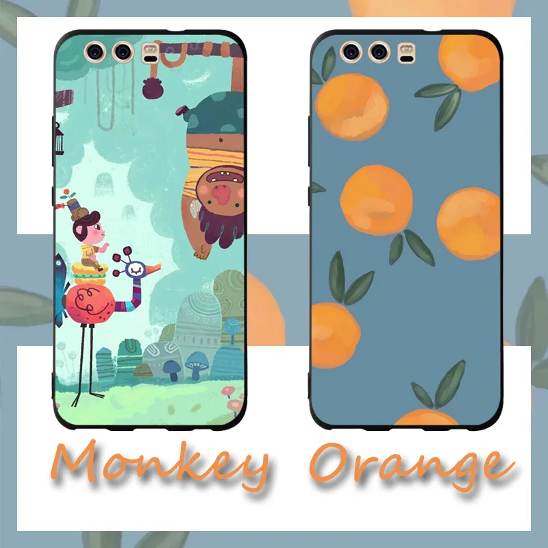 

Cartoon orange monkey Phone Cases Cover for Huawei P30 lite pro Case Huawei nova 3i Mate 20 lite pro Case P smart 2019 Cases