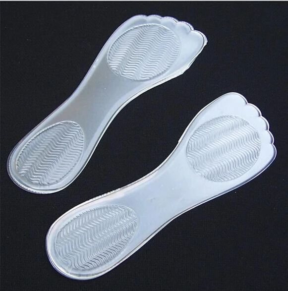 

1Pair High Heel Silicone Gel Cushion Insole Shoe Anti Slip Foot Feet Pad Transparent