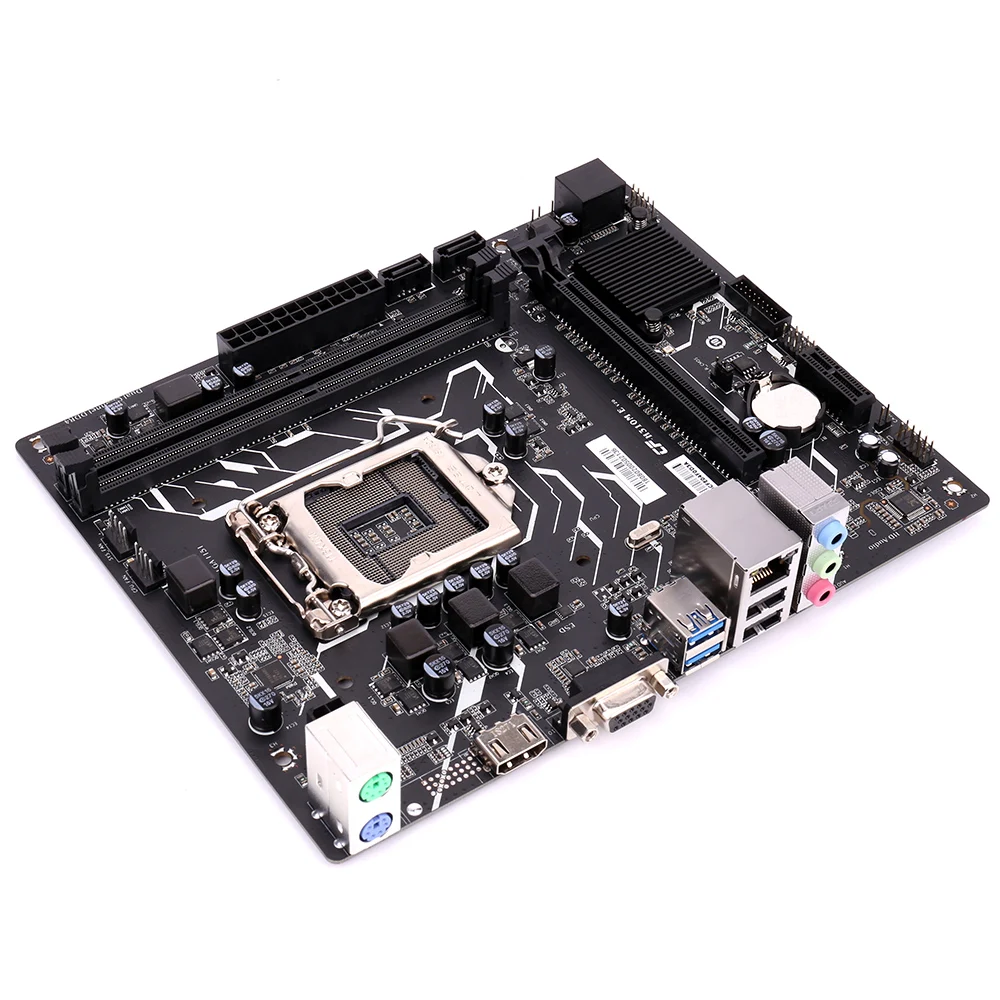 Красочные H310M-E V20 материнская плата SATA3.0 игровой материнская плата Intel LGA 1151 H310 DDR4 2133/2400/2666 МГц VGA HDMI PCI Express3.0X16