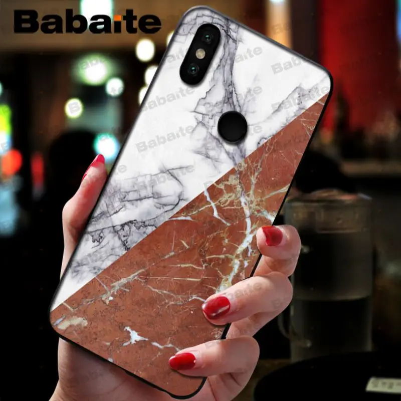 Fashion Geometric Splice Pattern Marble gold pink marble stone