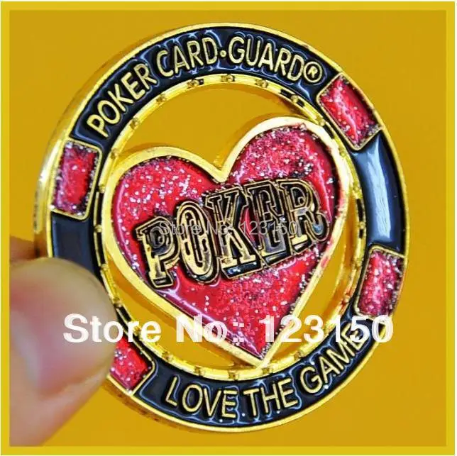 

JZ-203 Card Protector, Texas Holdem Accessories, Unique Heart