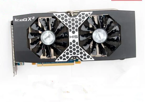  Used  graphics card for HIS R9 270X ice cube DDR5 256BIT 2G Game graphics  DVI + HDMI + Mini DP 