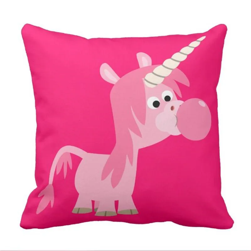 Чехол для подушки с изображением единорога|pillow case|throw pillow casesunicorn throw |