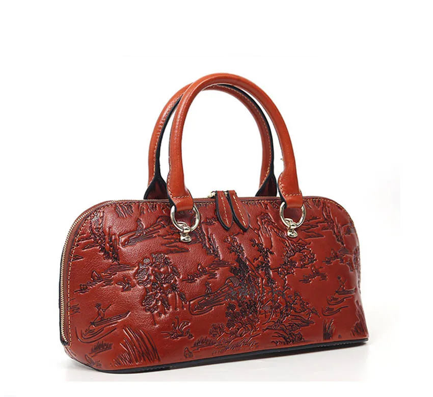 Tomubird бренд сумки Национальный Ветер Слои Кожа Сумочка Винтаж для женщин Сумочка китайский стиль Женская