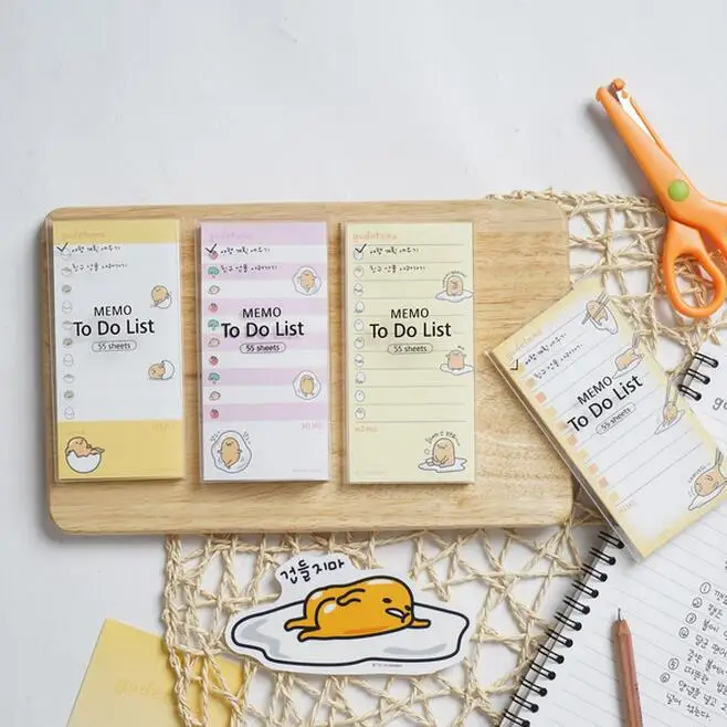 

Lazy Egg To Do List Memo Pad Sticky Notes Memo Notebook Stationery Papelaria Escolar School Supplies