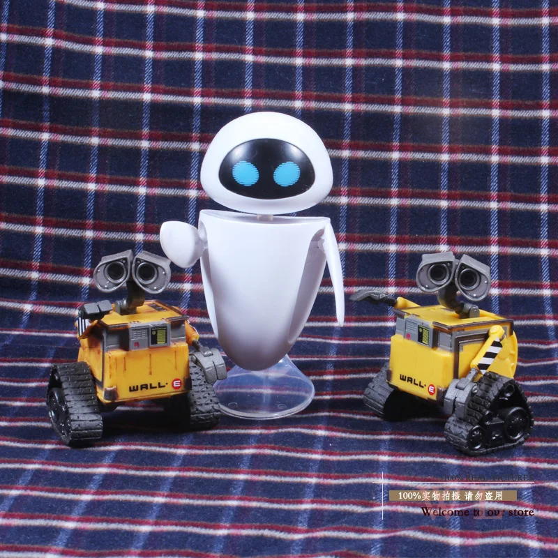 

Wall-E Robot Wall E EVE PVC Action Figure Collection Model Toys Dolls 6cm 3 Types