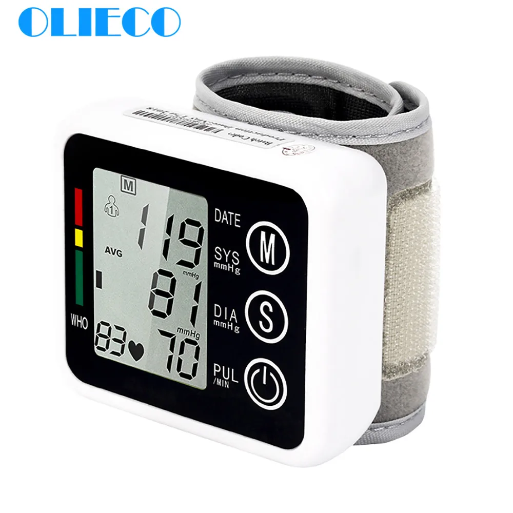 digital wrist blood pressure monitor