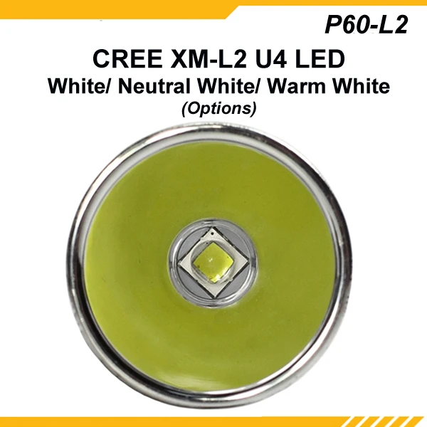 KDLITKER P6-L2 Cree XM-L2 белый 6500 K/нейтральный белый 5000 K/теплый белый 3000 K 800 люмен 3 V-9 V светодиодный P60 Drop-in(Dia. 26,5 мм