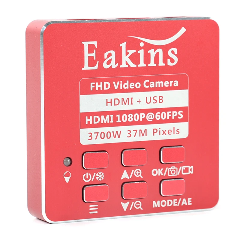FHD 37MP HDMI USB Industrial Digital Video microscopio Cámara 130X 180X 300X C lente de montaje par