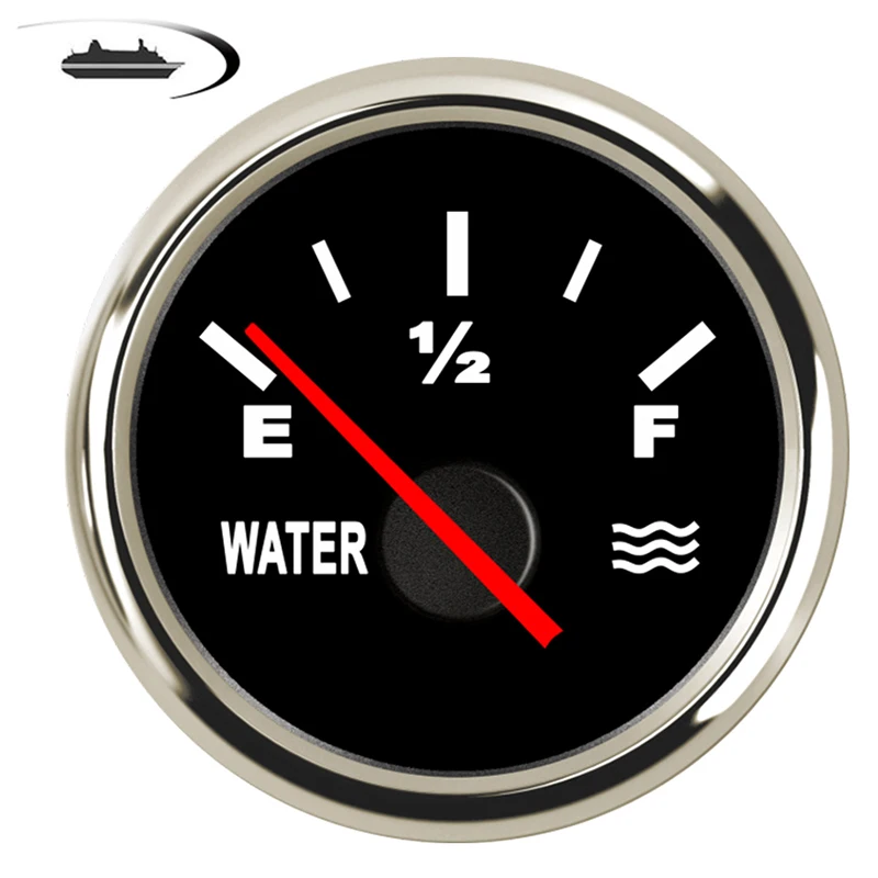 52 мм Автомобильный лодочный Индикатор уровня воды, датчик уровня воды, датчик уровня жидкости, полный пустой индикатор, указатель 0-190ohm 9-32 в