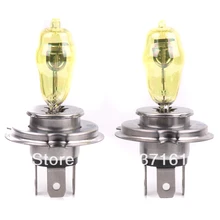 DASRAITO 2 x H4 9003 HB2 P43T 12V 3000K 100W золотисто-желтые автомобильные галогенные лампы для фар