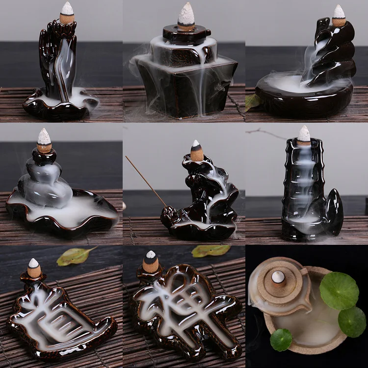 Buy Smoke Backflow Incense Burners Tower Incense