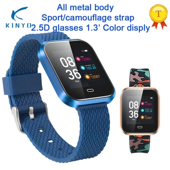 

Smart Color bracelet all metal body design 2.5D glasses 1.3inch big screen best choice for girlfrind boyfrind business gifts