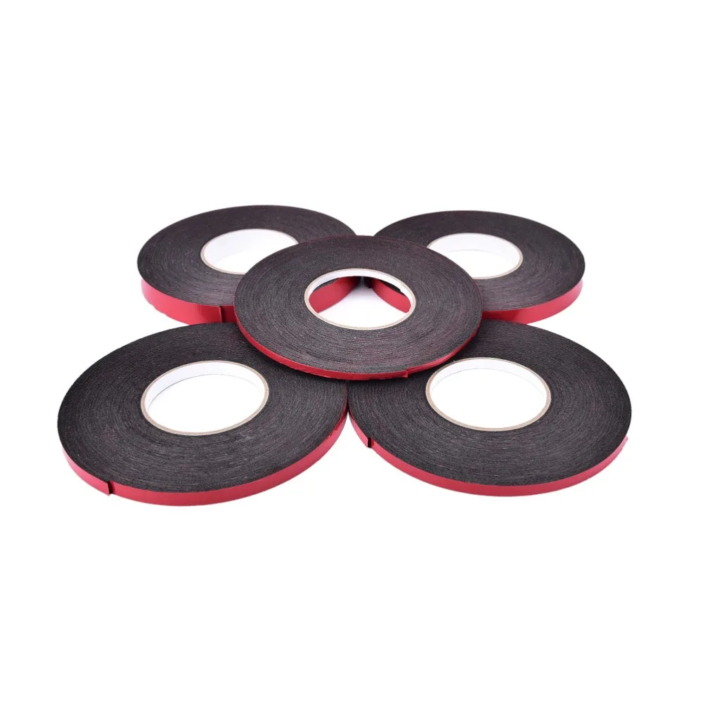 New Black Dust Proof Seal Phone Repair Sticker Adhesive Double Sided Foam Tape 10m Strong Adhesive Waterproof Stationery Tapes