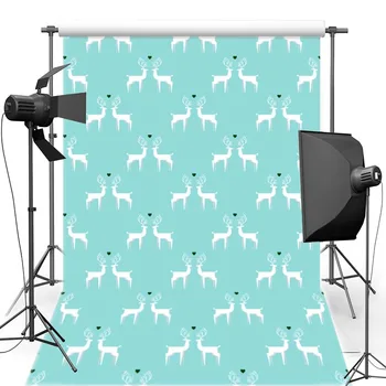 

Cartoon Deer New Fabric Flannel Photography Background For Baby Vinyl Backdrop For Children photo studio F2268