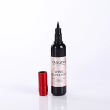 Подводка для глаз в форме бутылки Красного вина водостойкая против пота жесткая подводка для глаз WH998