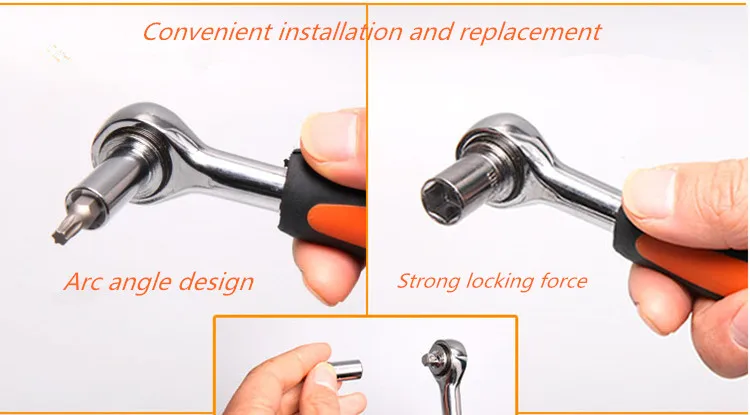45 in 1 Multifunctional Screwdriver And spanner Hand Tools Set Socket Wrench screwdriver A Set OF Keys ferramentas DN187 (6)
