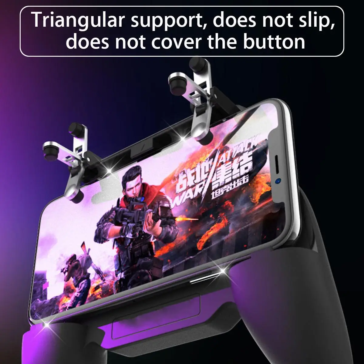  Mobile GamePad Joystick For PUBG Cooler Fan L1 R1 Shooter Controller Handle Smartphone Trigger with