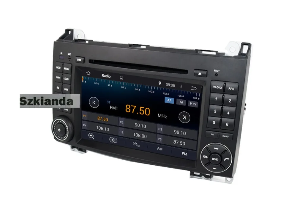 Best 7 inch HD Android 7.1 Car DVD Player for Mercedes-benz B200 W169 A160 Viano Vito GPS NAVI RADIO BT built-in 4G wifi dvr Free map 4