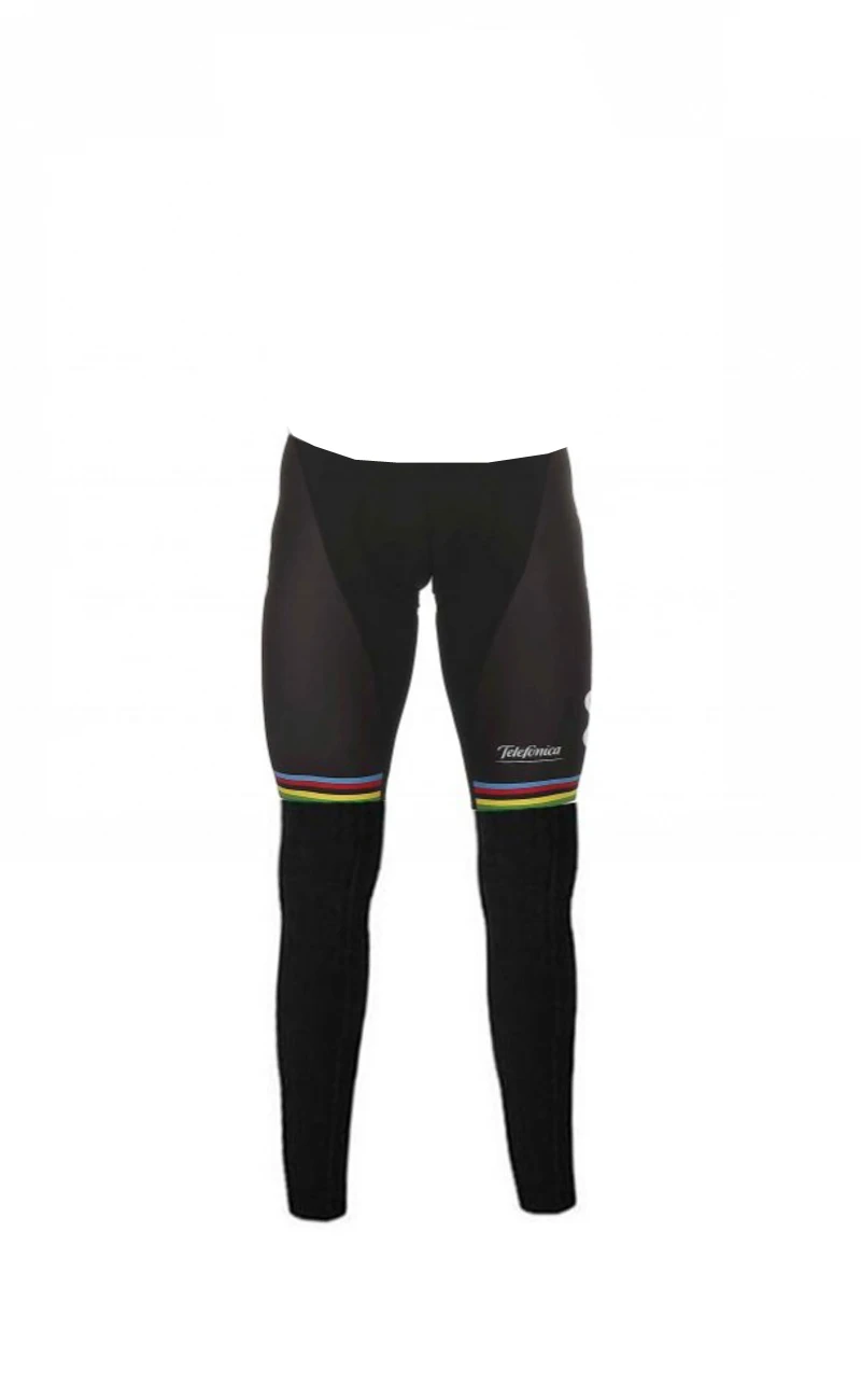 Зимний флис чемпион мира Алехандро Вальверде Велоспорт Джерси наборы теплая ткань Ropa Ciclismo Майо гелевая подкладка - Цвет: 18 pants fleece