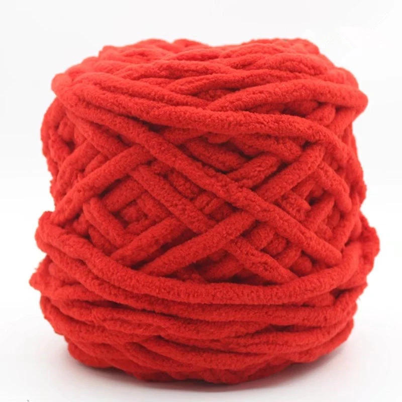 

100g Colourful DIY Chunky Crochet Yarn Cotton Wool Line Knitting Paragraph for hand-knitted Thick Blanket Slippers Hat Scarf