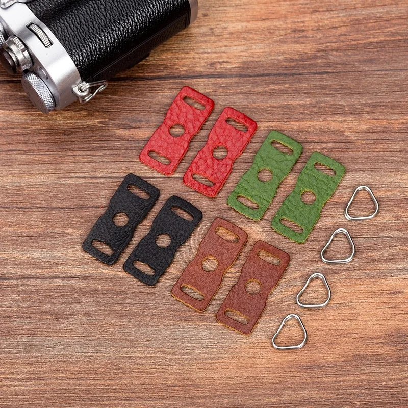 LXHCameraStrapLeatherProtectorCoverStrapLugRingTriangleSplit