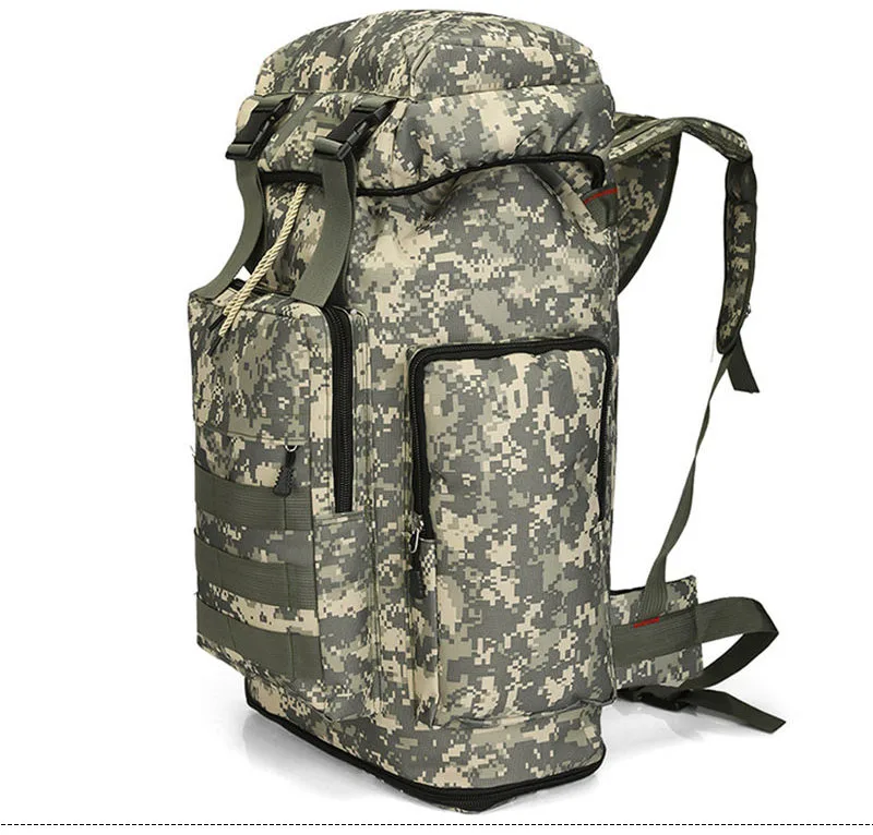 Большой походный рюкзак Molle тактический военный рюкзак Спортивная Сумка На Открытом Воздухе Водонепроницаемый походный охотничий рюкзак камуфляж X242WA
