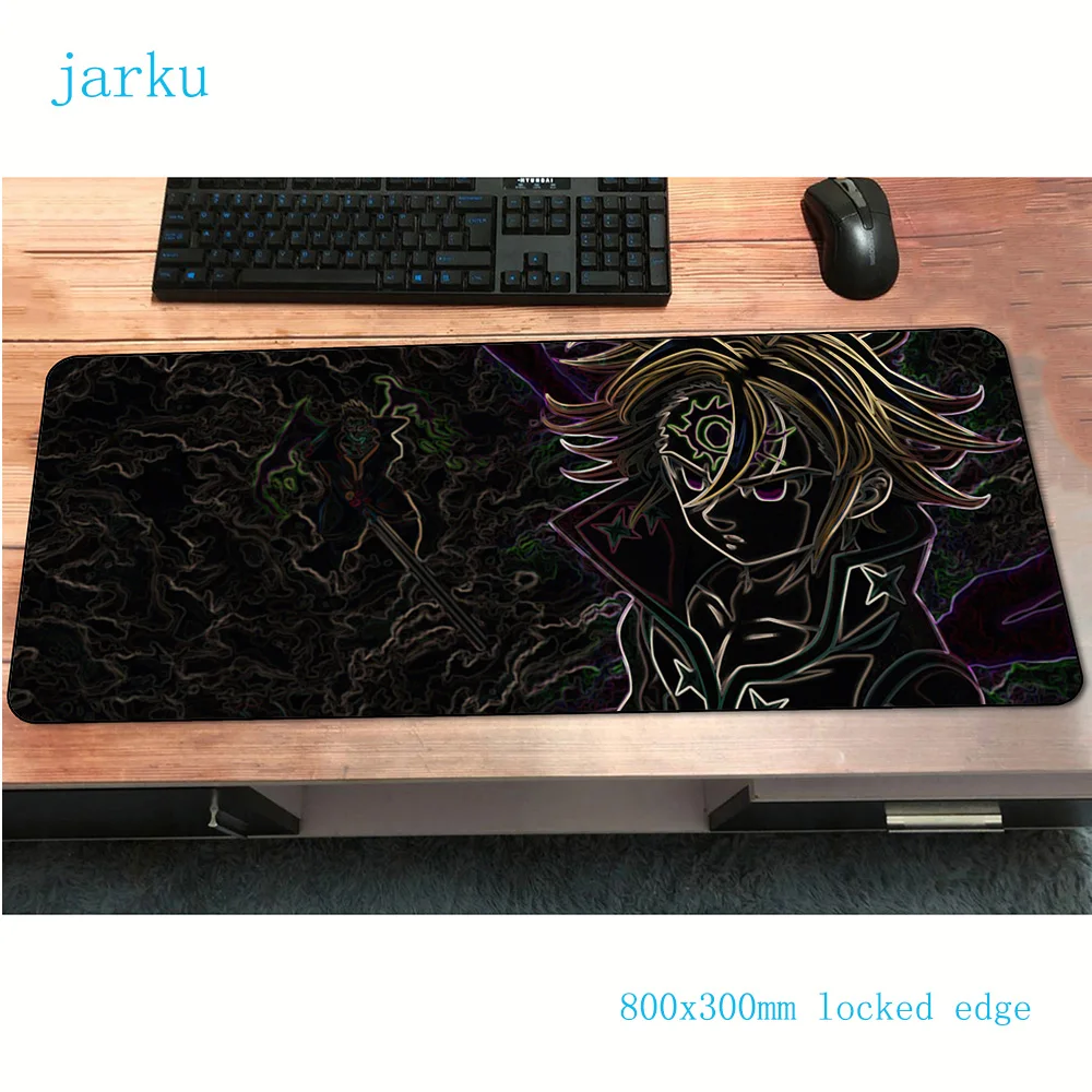 Коврики nanatsu no taizai 800x300x3 мм игровой коврик для мыши под заказ большой с