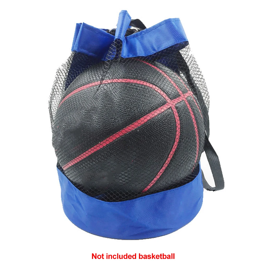 

Outdoor Durable Portable Carry Pouch Football Storage Multipurpose Oxford Cloth Large Capacity Organizer Basketball Net Mesh Bag