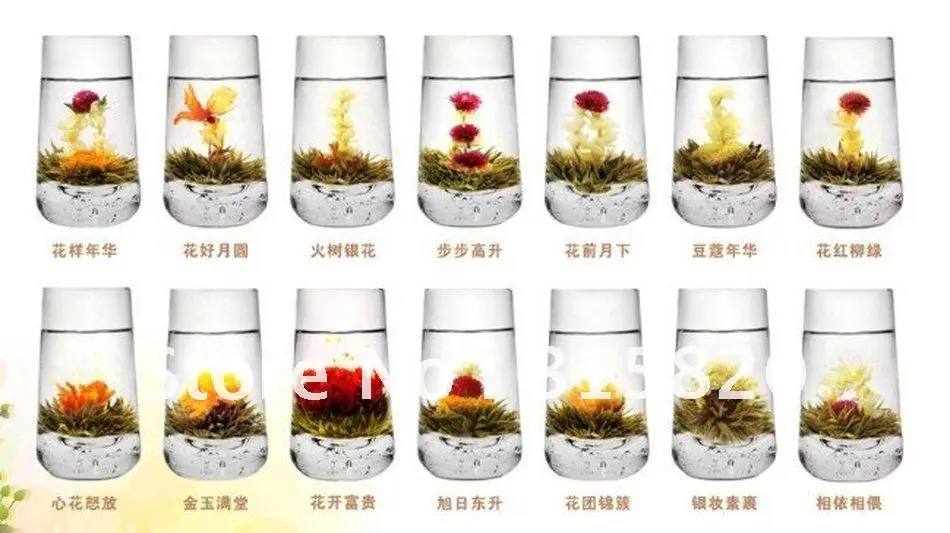 20 kinds Blooming tea,individual package Artistic Blossom Flower Tea