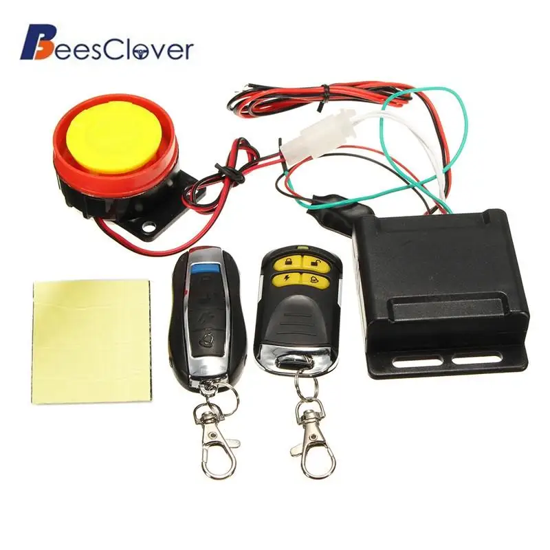

Adeeing Scooter Car High Power Siren Security Alarm System Remote Control Anti-theft Motorcycle Bike waterproof highpower r30