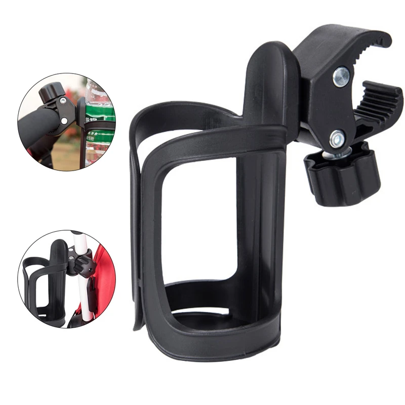 Baby Stroller Cup Holder Rack Bottle Universal 360 Rotatable Cup Holder for Pram Stroller Carrying Case Milk Bottle Cart baby trend sit and stand stroller accessories	