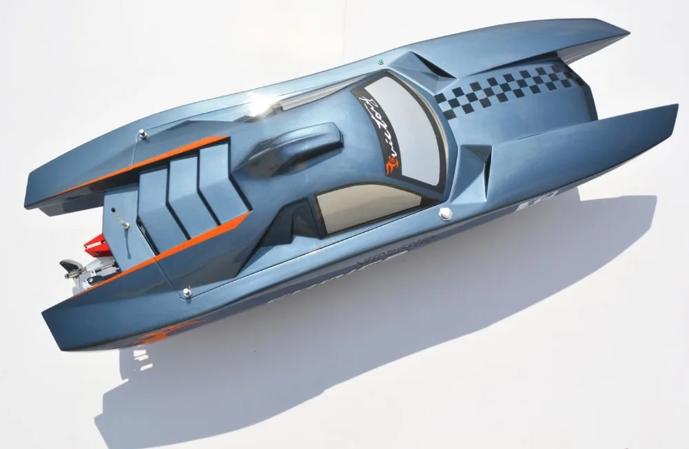 جديد DTRC G30K Catamaran LAMBORGIAHNI الألياف الزجاجية 30CC البنزين قارب سباق مع 30CC المحرك