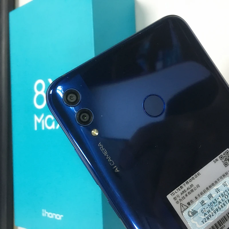 Телефон Honor 8X Max с глобальной прошивкой, 6 ГБ, 64 ГБ, Восьмиядерный процессор Snapdragon 660, 1,8 ГГц, 7,12 дюйма, большой экран, OTA, обновление, 4900 мАч, LTE, Android 8,1