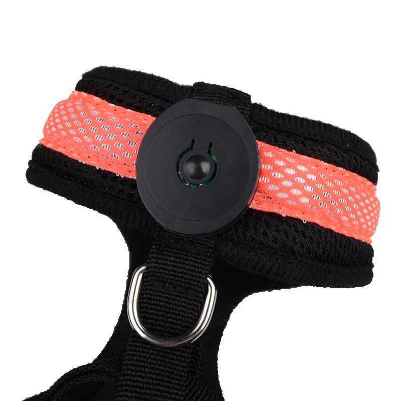Nylon LED Dog Harness Pet Cat Dog Collar Harness Vest High Quality Safety Night Light Up Dog Harness For Small Big Large Dogs (9)