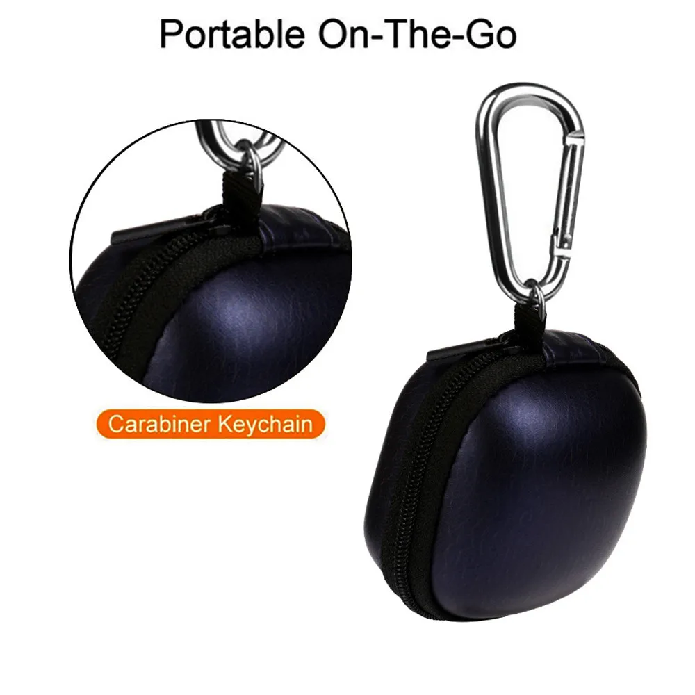 Leather protective case ith Metal carabiner For AirPods Apple Bluetooth Earphone Storage Box Headset bluetooth ear Leather protective case ith Metal carabiner For AirPods Apple Bluetooth Earphone Storage Box Headset bluetooth ear