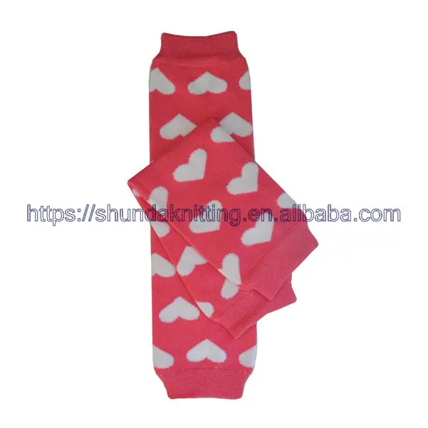 Free Shipping Hotpink Heart Baby Boy Toddler Kids leg warmerskids leg