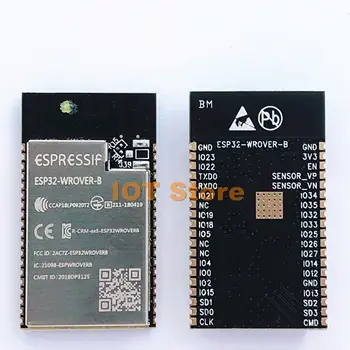 

ESP32-WROVER-B 4MB 8MB 16MB Flash Memory ESP32-WROVER PCB Onboard Antenna module based on ESP32-D0WD WiFi-BT-BLE MCU module