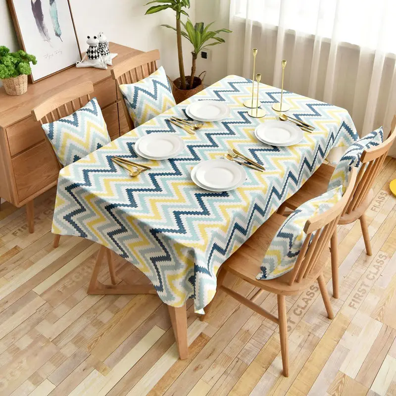 Geometric Tablecloth Rectangular Cover Nordic Living Room British