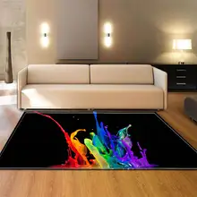 Коврик для йоги с объемными брызгами, мягкий фланелевый Противоскользящий коврик для чайного стола, коврик для спальни, прикроватный коврик, ковры для гостиной