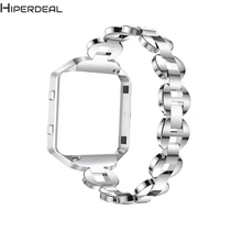 HIPERDEAL Сменный ремешок из нержавеющей стали с металлической рамкой для Fitbit Blaze 17Dec20 Прямая поставка