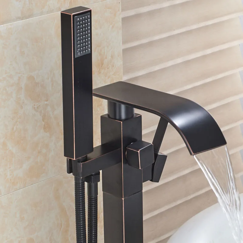 Best-Quality-Bathtub-Faucet-Freestanding-Bathroom-Tub-Sink-Faucet-Single-Handle-Black-Waterfall-Bath-Shower-Set (2)