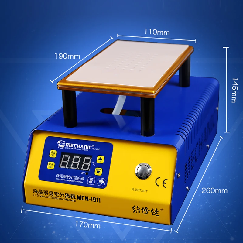 Механик ЖК-Сепаратор сенсорный экран стеклянная машина нагревательная пластина для разделения отдельно Digitzer сенсорный экран для iPad iPhone samsung