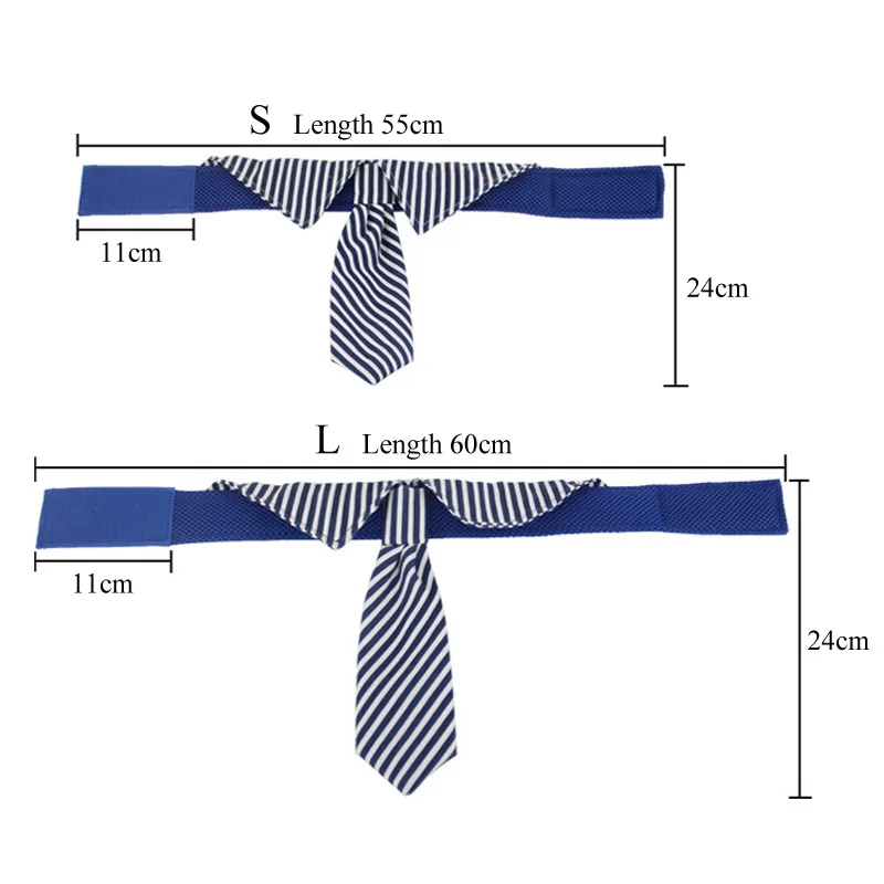 3 Цвета в полоску большая собака галстук регулируемый 40-50 см Средства ухода за кожей шеи дышащий щенок Средства ухода за кожей шеи галстук для Лабрадор хаски