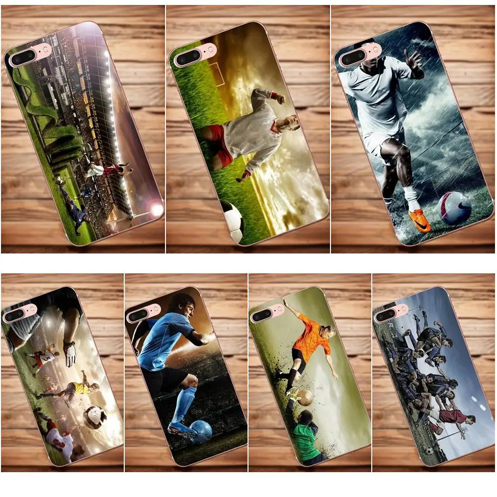Vvcqod Sport Football For Huawei G8 Honor 5C 5X 6 6X 7 8 9 Y5II Mate P7 P8 P9 P10 P20 Lite Plus 2017 Vertical Phone Case | Мобильные
